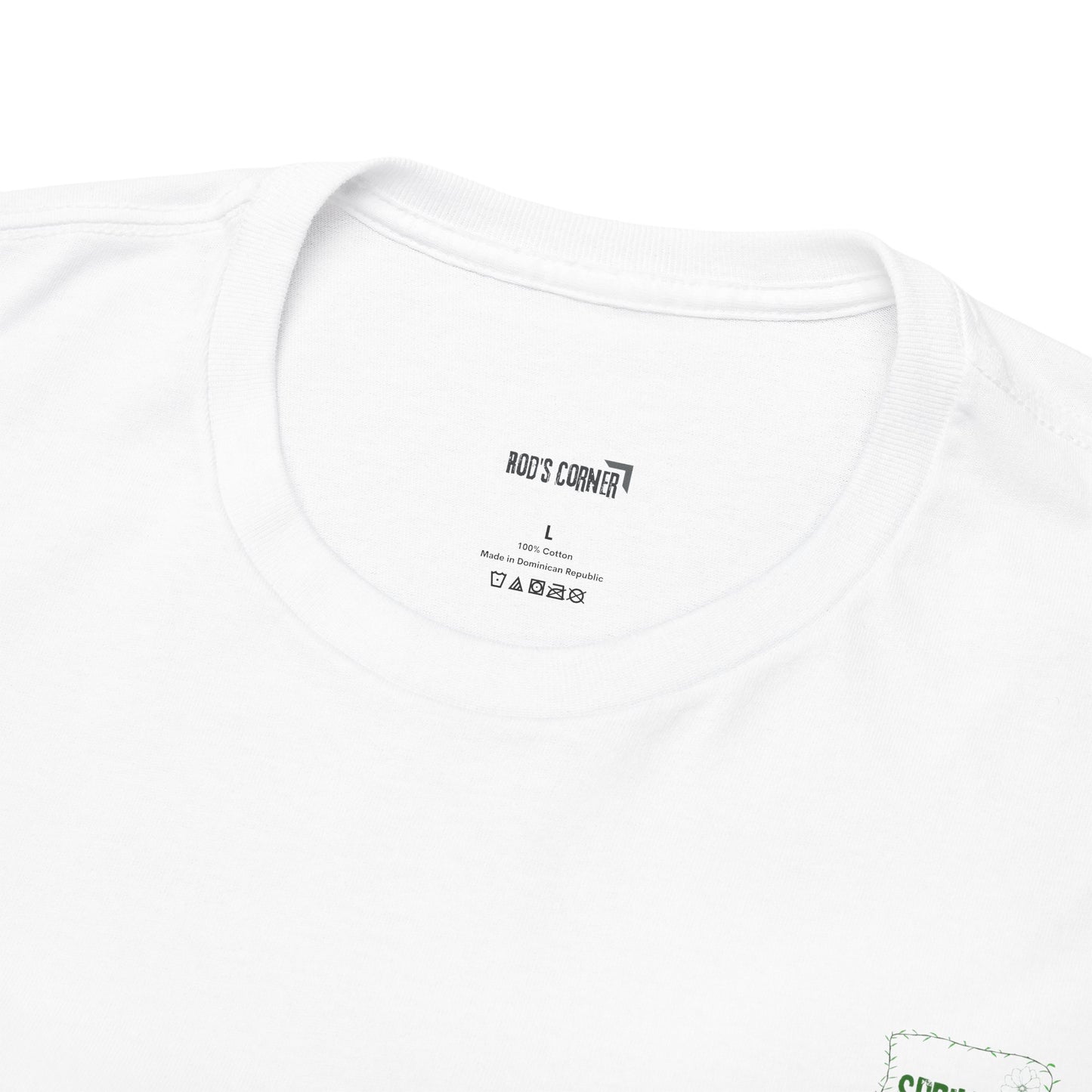 Spring Vibes T-Shirt — Green Floral Graphic Tee